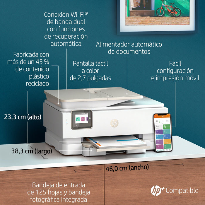 EAN 0195697743993 - HP ENVY Inspire 7920e AIO Printer Inyección de tinta térmica A4 4800 x 1200 DPI 15 ppm Wifi imagen 6