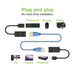 EAN 8051128103199 - Techly IUSB-EXTENDTY2 cambiador de género para cable RJ-45 USB 2.0 Type-A Negro imagen 3