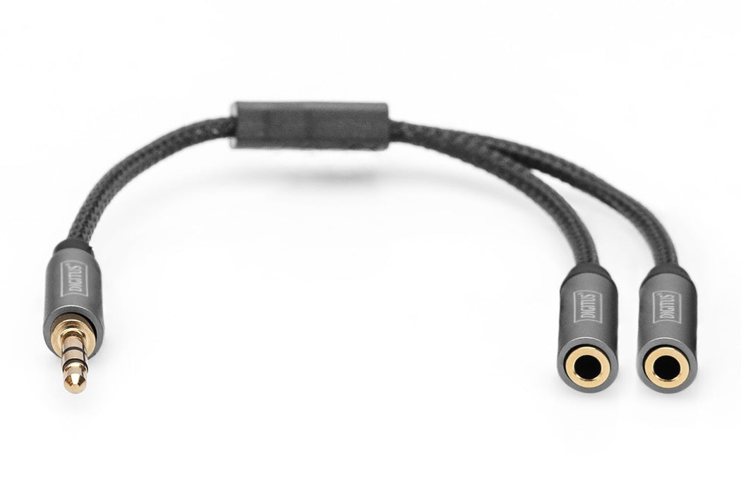 EAN 4016032481317 - Digitus DB-510310-002-S cable de audio 0,2 m 3,5mm 2 x 3.5mm Negro imagen 3