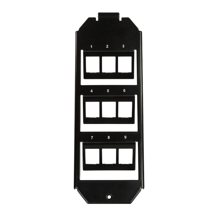 EAN 4052792061482 - LogiLink NK4061 placa de pared y cubierta de interruptor Negro imagen 2