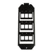 EAN 4052792061482 - LogiLink NK4061 placa de pared y cubierta de interruptor Negro imagen 2