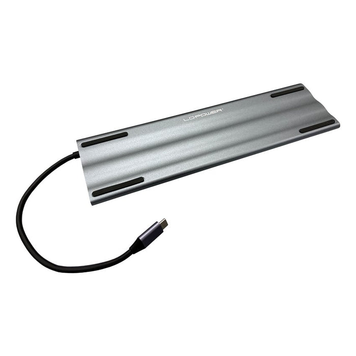 EAN 4262443280074 - LC-Power LC-HUB-C-MULTI-8 base para portátil y replicador de puertos Alámbrico USB 3.2 Gen 1 (3.1 Gen 1)  imagen 3