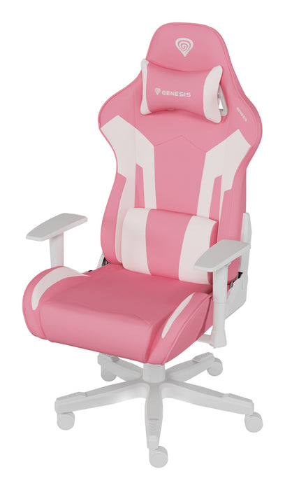 EAN 5901969435160 - GENESIS Nitro 710 Silla para videojuegos de PC Asiento inflable Blanco imagen 3