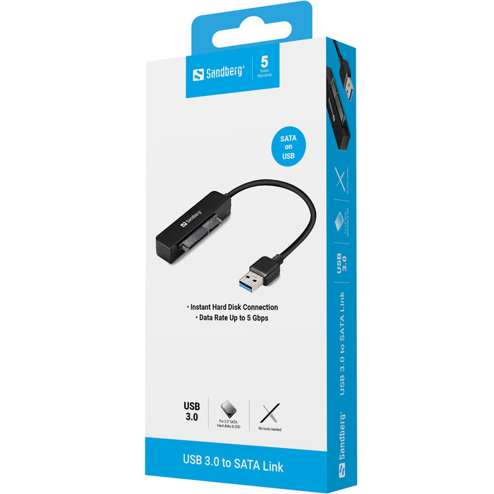 EAN 5705730133879 - Sandberg 133-87 base para portátil y replicador de puertos Negro imagen 3