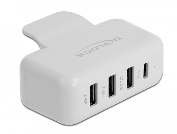 EAN 4043619640799 - DeLOCK 64079 hub de interfaz USB 3.2 Gen 1 (3.1 Gen 1) Type-C Blanco imagen 2