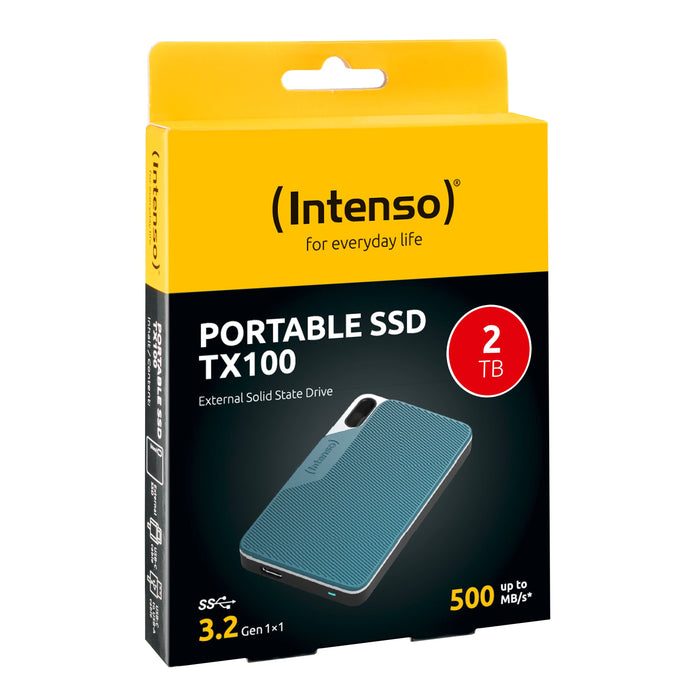 EAN 4034303033614 - Intenso Lesen/Schreiben bis zu 500 MB/s/2TB USB Tipo C 3.2 Gen 1 (3.1 Gen 1) Azul, Gris imagen 2