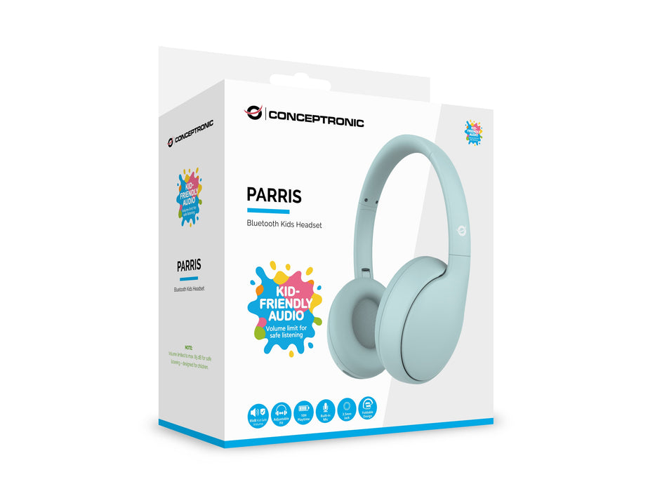EAN 4015867242285 - Conceptronic PARRIS04B auricular y casco Auriculares Inalámbrico y alámbrico Diadema Llamadas/Música Blue imagen 4