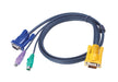 EAN 4710423771222 - ATEN 2L5203P cable para video, teclado y ratón (kvm) Negro imagen 1