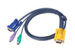 EAN 0151902988412 - ATEN 2L-5206P cable para video, teclado y ratón (kvm) Negro imagen 1