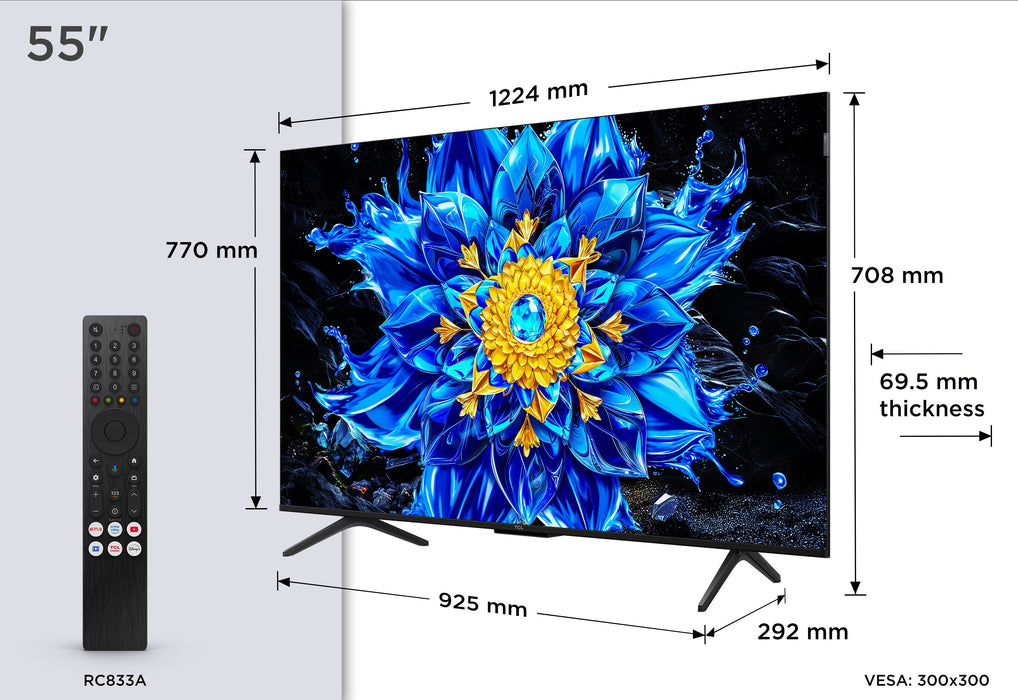 EAN 5901292530204 - TCL P8L 55P8L Televisor 139,7 cm (55") 4K Ultra HD Smart TV Wifi Negro 450 cd / m² imagen 4