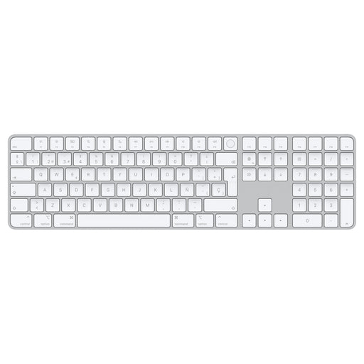 EAN 0194252544112 - Apple Magic teclado Universal USB + Bluetooth Español Aluminio, Blanco imagen 1