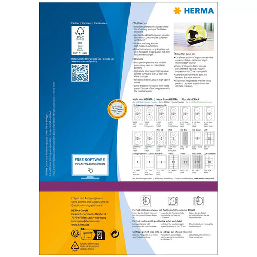 EAN 4008705044608 - HERMA 4460 etiqueta de impresora Blanco Etiqueta para impresora autoadhesiva imagen 2