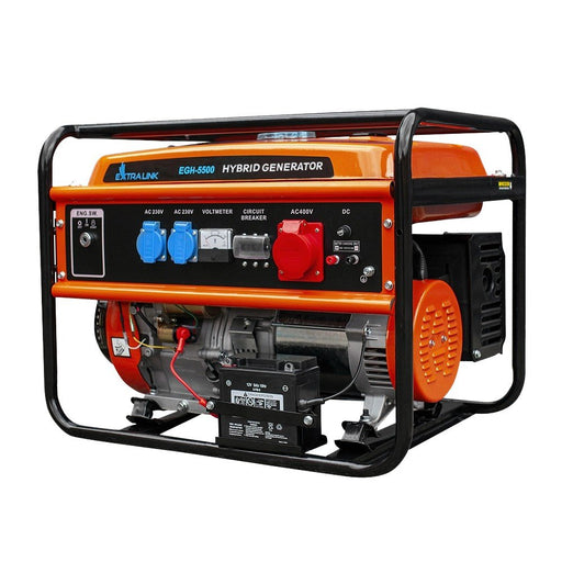 EAN 5905090330370 - Extralink EX.30370 motor-generador 5000 W 25 L Gas natural, Gas licuado del petróleo (LPG), Gasolina Negr imagen 1