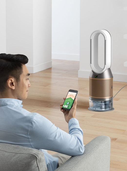 EAN 5025155100875 - Dyson Purifier Humidify + Cool De-Nox 62,4 dB 45 W Oro, Blanco imagen 4