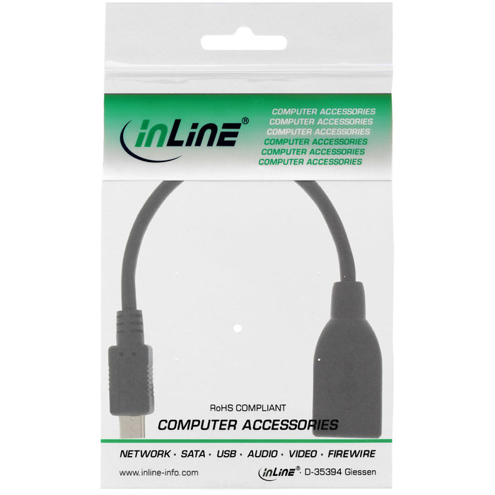 EAN 4043718201549 - InLine 31606 cable USB 0,15 m USB A Micro-USB B Negro imagen 2