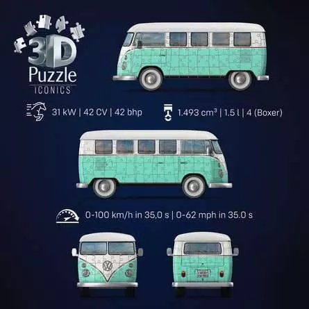 EAN 4005555080350 - Ravensburger 12008035 puzzle Puzle 3D 162 pieza(s) Vehículos imagen 8