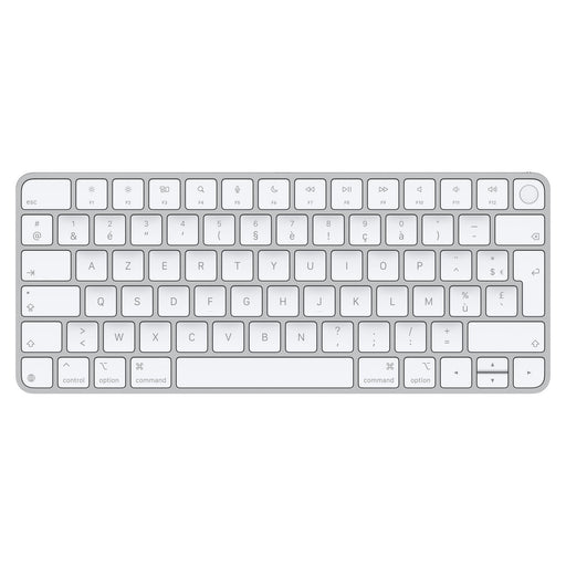 EAN 0195949633645 - Apple Magic teclado Universal USB + Bluetooth AZERTY Plata, Blanco imagen 1
