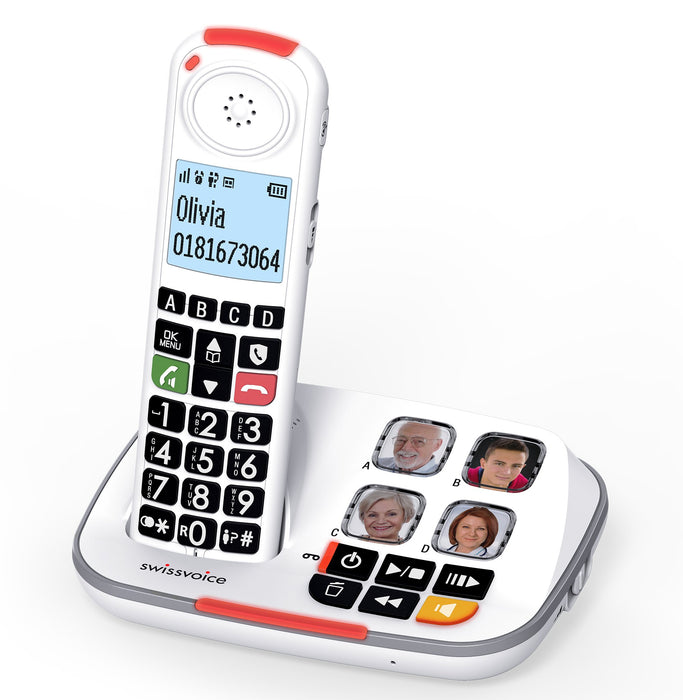 EAN 3700601423983 - SwissVoice Xtra 2355 Teléfono DECT Identificador de llamadas Blanco imagen 2