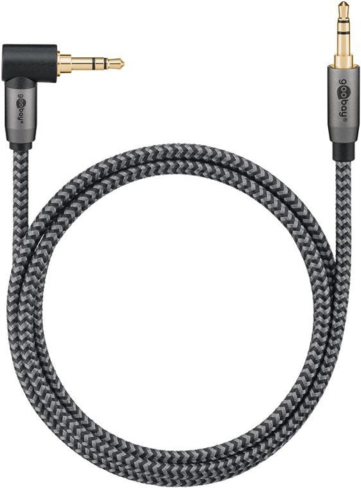 EAN 4040849652820 - Goobay 65282 cable de audio 3 m 3,5mm TRS Negro, Plata imagen 3