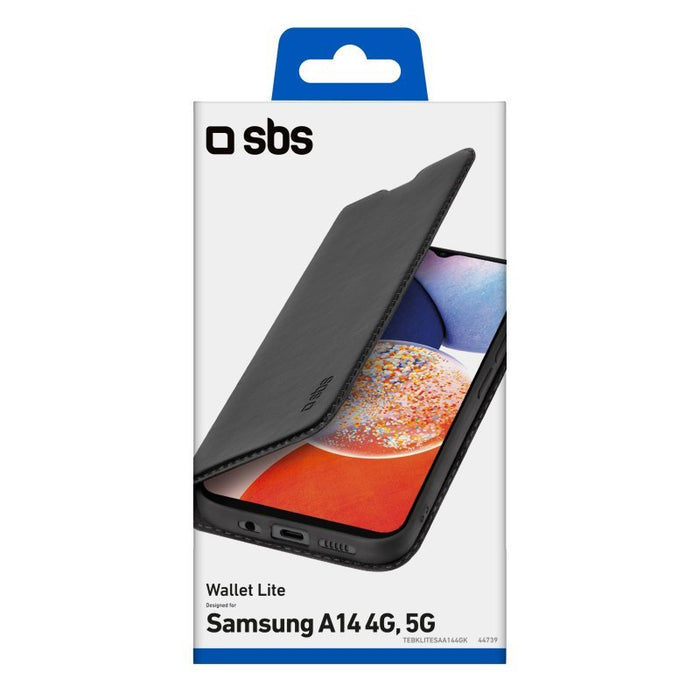 EAN 8018417444739 - SBS Wallet Lite funda para teléfono móvil 16,8 cm (6.6") Funda cartera Negro imagen 3