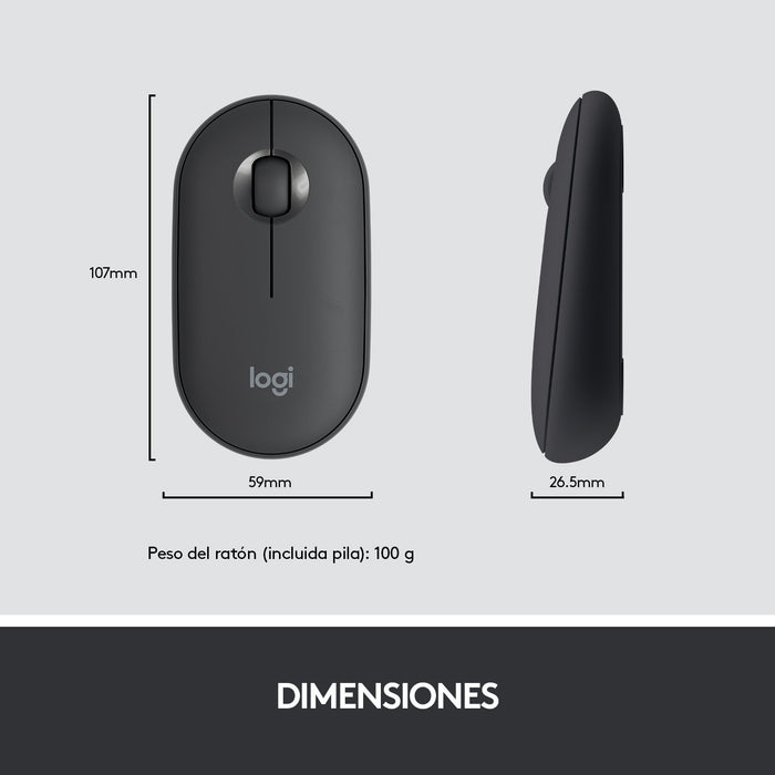 EAN 5099206086548 - Logitech 920-009198 teclado Ratón incluido Universal RF inalámbrico QWERTY Español Grafito imagen 15