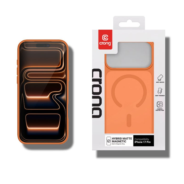 EAN 5904310706766 - Crong CRGHMMIP1763PORG funda para teléfono móvil Naranja, Translúcido imagen 4