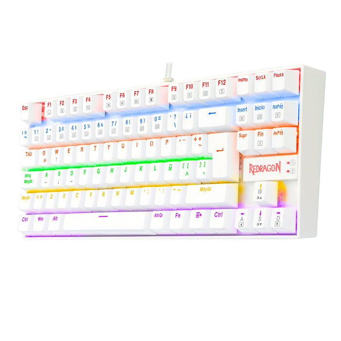 EAN 6950376704979 - REDRAGON KUMARA K552 teclado Juego USB QWERTY Español Blanco imagen 2