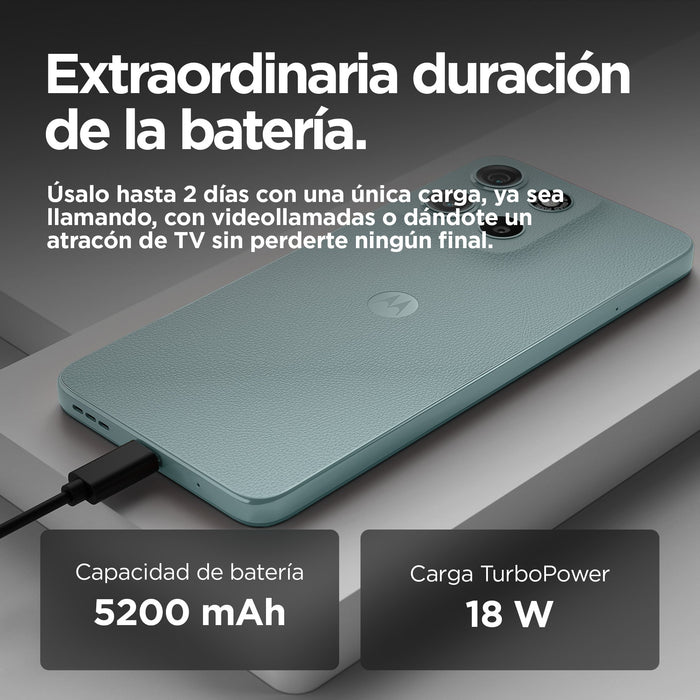 EAN 840023291227 - Motorola moto g15 17,1 cm (6.72") SIM doble Android 15 4G USB Tipo C 4 GB 128 GB 5200 mAh Azul claro imagen 8