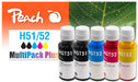 EAN 7640460544398 - Peach 321285 cartucho de tinta 5 pieza(s) Compatible Rendimiento estándar Negro, Cian, Magenta, Amarillo imagen 1