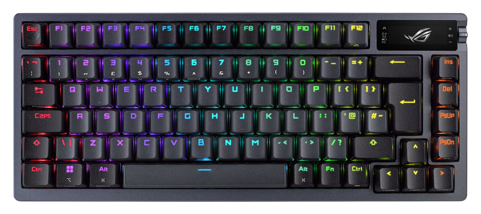 EAN 4711081875246 - ASUS M701 ROG AZOTH/NXRD/FR teclado Juego USB + RF Wireless + Bluetooth AZERTY Francés Negro imagen 1