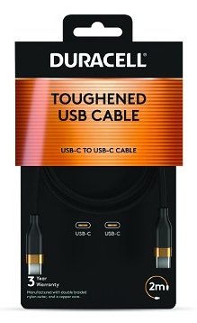 EAN 5056889400047 - Duracell DRU5020A cable USB 2 m USB C Negro imagen 2