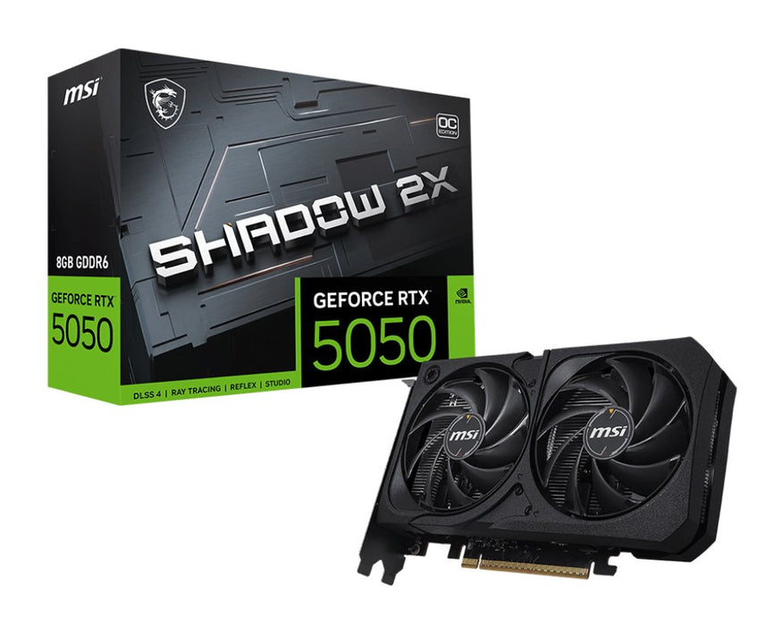 EAN 4711377379960 - MSI GeForce RTX 5050 8G SHADOW 2X OC NVIDIA 8 GB GDDR6 imagen 1