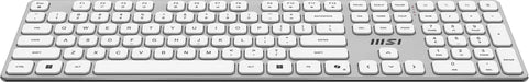 EAN 4711377422420 - MSI FORGE K210 W COMBO WHITE US teclado Ratón incluido Hogar / Oficina USB QWERTY Inglés de EE. UU. Blanc imagen 4