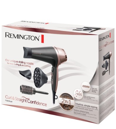 EAN 5038061100587 - Remington D5706 secador 2200 W Negro, Oro rosado imagen 3