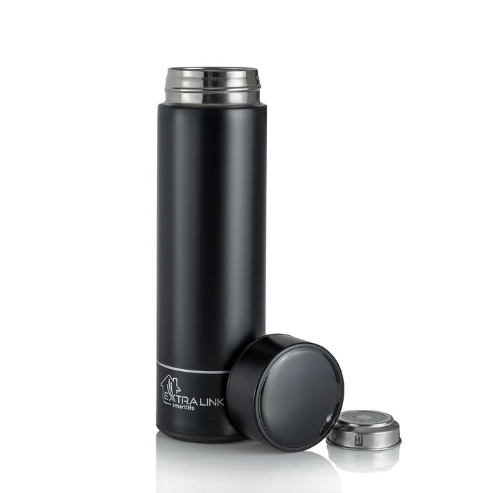 EAN 5905090335818 - Extralink MUG-SMART500 BLACK taza de viaje 500 ml Acero inoxidable imagen 4