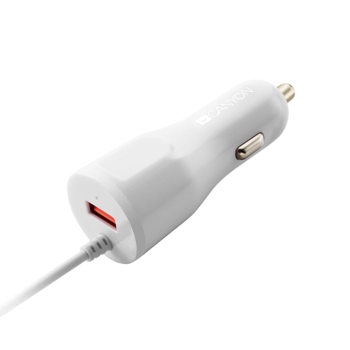 EAN 5291485005856 - Canyon CNE-CCA033W cargador de dispositivo móvil Smartphone, Tableta Blanco Lightning, USB Carga rápida A imagen 1