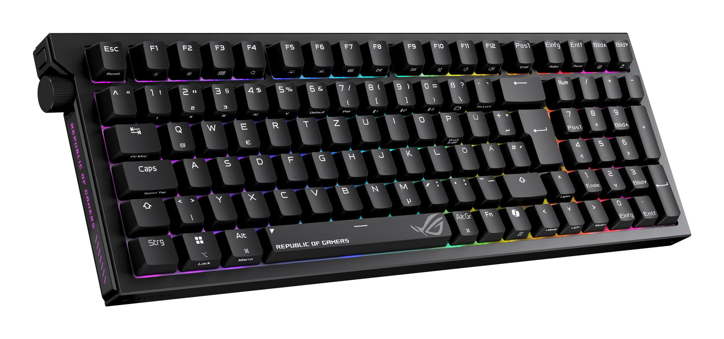 EAN 4711636325776 - ASUS ROG Strix Morph 96 Wireless teclado Juego USB + RF Wireless + Bluetooth QWERTZ Alemán Negro imagen 3