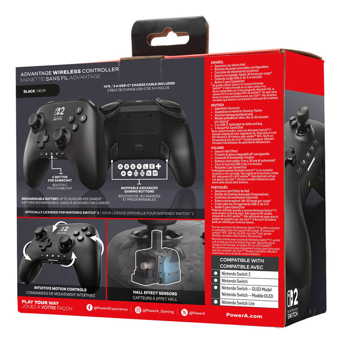 EAN 0617885159015 - PowerA Advantage Negro Gamepad Analógico/Digital Nintendo Switch 2 imagen 5