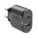 EAN 8018417329074 - SBS TETRPD25W cargador de dispositivo móvil Smartphone, Tableta Negro Corriente alterna Carga rápida Inte imagen 1