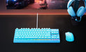 EAN 5707119065931 - Steelseries Apex 3 TKL - US teclado Juego USB QWERTY Inglés de EE. UU. Color aguamarina imagen 2