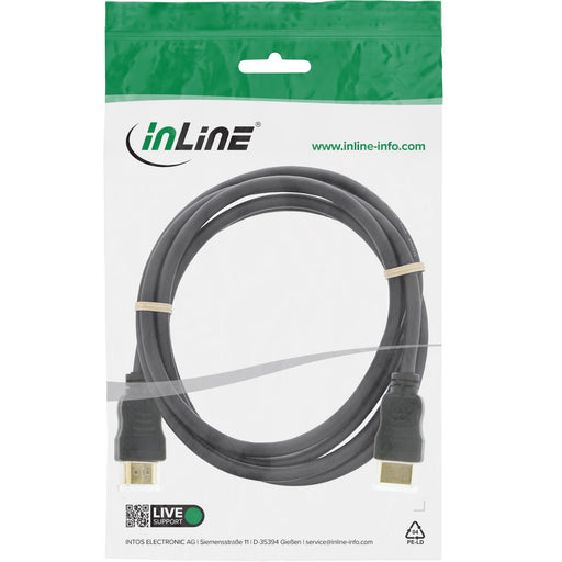EAN 4043718153572 - InLine 17001P cable HDMI 1 m HDMI tipo A (Estándar) Negro imagen 2