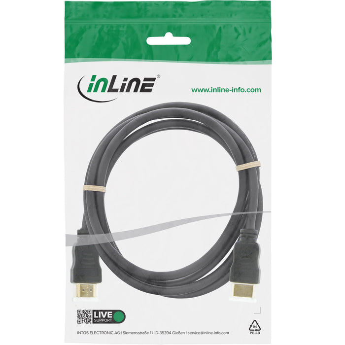 EAN 4043718153572 - InLine 17001P cable HDMI 1 m HDMI tipo A (Estándar) Negro imagen 2