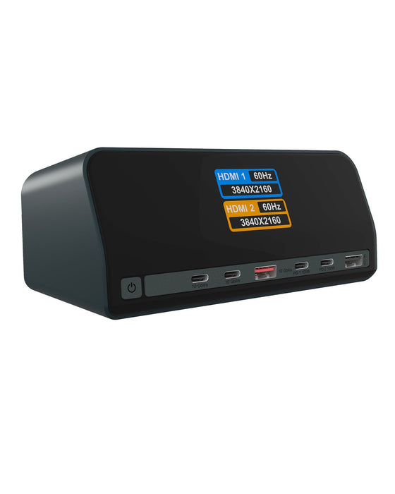 EAN 4250078175537 - ICY BOX Heart Dock 2300 Alámbrico USB 3.2 Gen 2 (3.1 Gen 2) Type-C Antracita imagen 1
