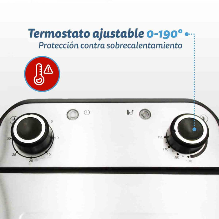 EAN 8426156016894 - Grunkel MAXIFRYPRO freidora Sencillo 4,2 L Independiente 3000 W Acero inoxidable imagen 2