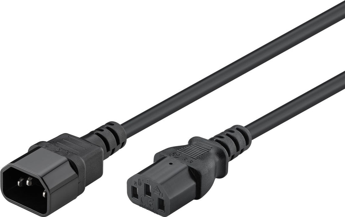 EAN 4040849952876 - Goobay 95287 cable de transmisión Negro 3 m IEC C14 IEC C13 imagen 2