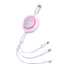 EAN 6932172609078 - Baseus CAMJ010005 cable USB USB 2.0 1,1 m USB A USB C/Micro-USB B/Lightning Violeta imagen 1