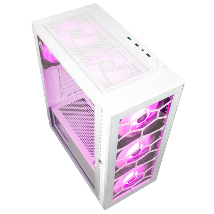 EAN 5999094005372 - Kolink OBSERVATORY HF GLASS WHITE ARGB Midi Tower Blanco imagen 3