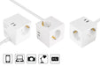 EAN 4066857003492 - Kabelmeister SW01-W050 base múltiple 5 m 2 salidas AC Interior Blanco imagen 2