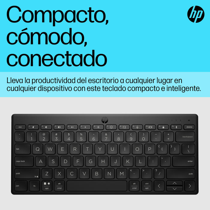 EAN 0196548516223 - HP 355 Compact Multi-Device Keyboard teclado Hogar Negro imagen 3