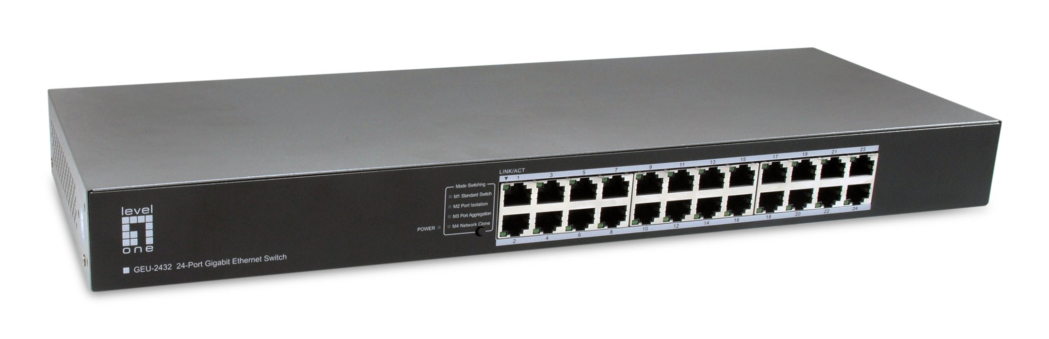 EAN 4015867241264 - LevelOne GEU-2432 No administrado Gigabit Ethernet (10/100/1000) 1U Gris imagen 2